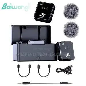 Sx63 Collar Lavalier Wireless Microphone Anc for iPhone, Type C 3.5mm
