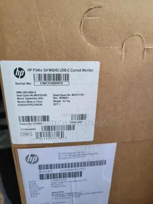 Hp P34hc G4 Curved Monitor