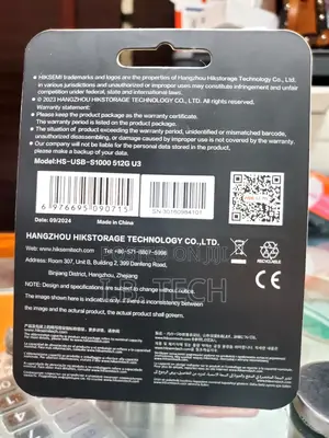 Hiksemi Rapids Pro 512gb Dual Usb 3.2 SSD Flash Type-a / Type-C