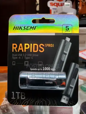Hiksemi 1tb Rapids Pro Dual Usb 3.2 SSD Drive Type-a / Type-C