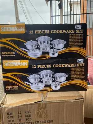 Seeman 12pcs Stainless Pot