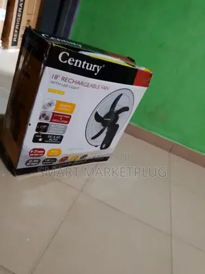 New in Century 18" Rechargeable Wall Mounted Fan-FRCB-45