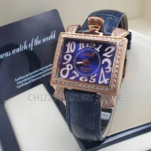 Gaga Quality Luxury Unisex Genuine Leather Wristwatch