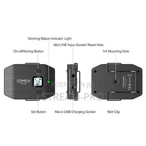 Comica Audio Ws50 Uhf Mini Flexible Wireless Microphone