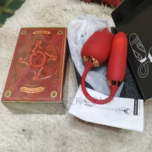 2-N1 Automatic Telescopic Rose Vibrator Sex Toy