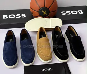 Boss Quality Luxury Men Suede Loafers