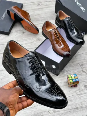 Luxury Tom Ford Wet Lip Men's Flat Shoes