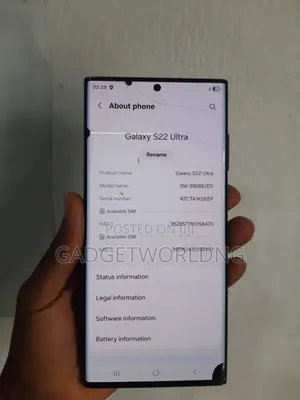 Samsung S21 S22 S23 Ultra Screen Amoled Slightly Damaged, Working