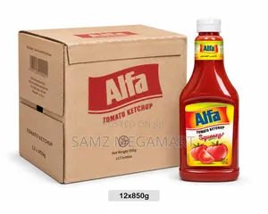 Alfa Tomato Ketchup Squeezy 12x850g