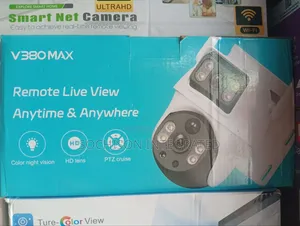 V380max Dual Lens Solar PTZ Camera Remote Live View