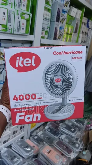 Itel Rechargeable Fan