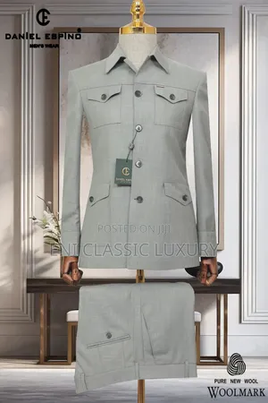 Top Notch Luxury Men's Safari Suit Best Quality Well Banded Package