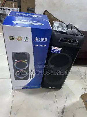 Alipu Professional Rechargeable Pa Speaker With Led Lights