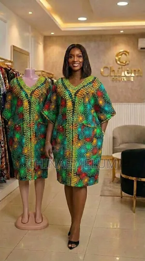 Modern Ankara Long Dress