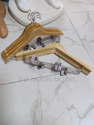 Wooden Hangers With Clips