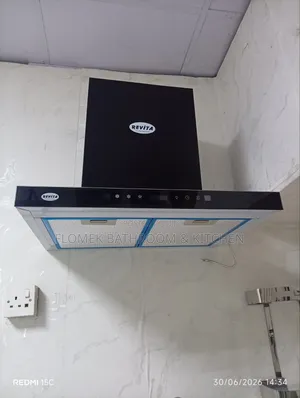 Revita 60cm Black Kitchen Hood – Powerful Stylish.