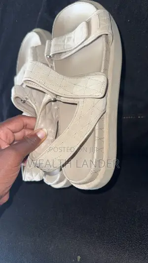 Mango Quilted Sandals