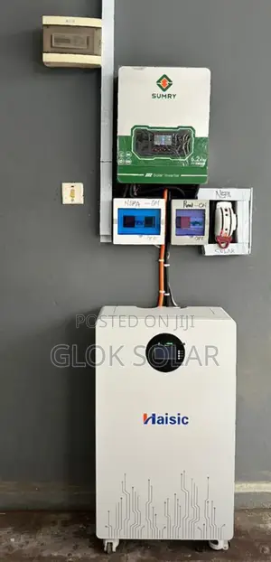 Haisic 15kwh 48v and 6.2kva Hybrid Inverter