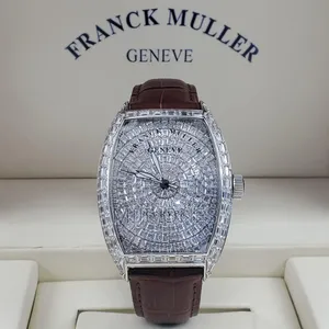 Replica Franck Muller Curvex Leather Watch