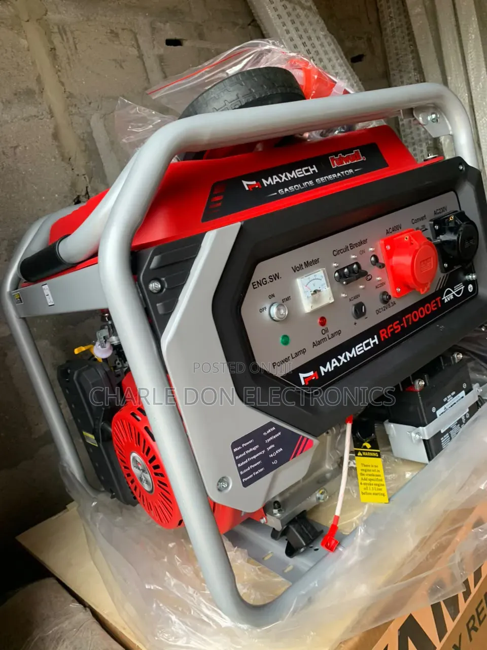 Power Without Limits – Maxmech 15kva Petrol Generator