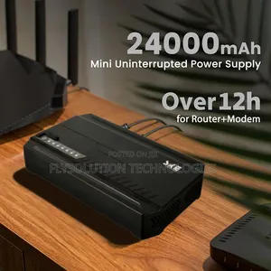 Router Ups Power Bank (24000mah Lifepo4) 5v/9v/12v/48v/Poe