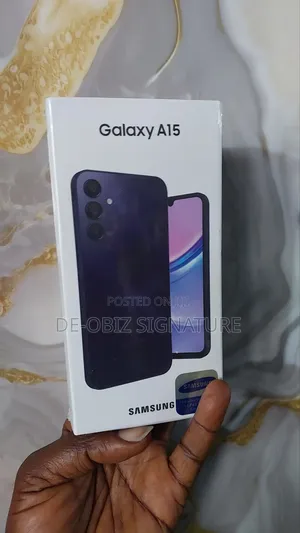 New Samsung Galaxy A15 5G 128 GB Black