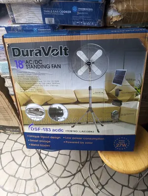Duravolt 18 Inches AC/Dc Standing Fan DSF-183acdc.