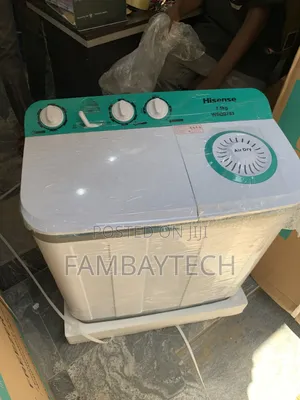 Hisense 7.5kg Twin Tub Washing Machine – Fast, Powerful Reliable .