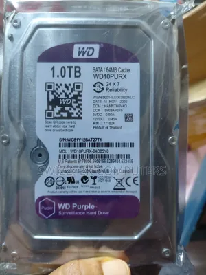Western Digital 1tb Wd Purple Surveillance HDD