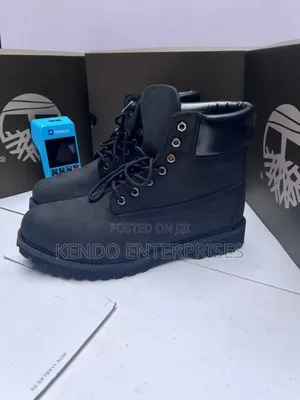 Black Timberland With Box