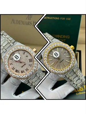 Men's Luxury Zirconia Automatic Diamond Style Watch