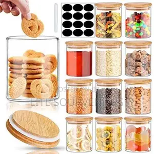 12pcs Glass Jar Food Containers
