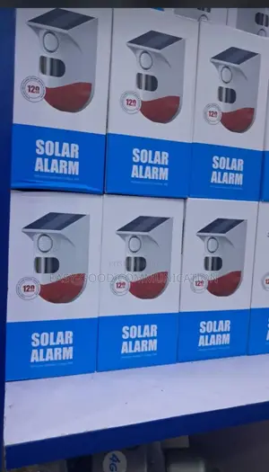 Solar Alarm With Siren