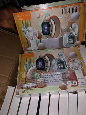 Smart Watch Sx D96 Watch Set With Accessories and Airpods