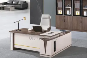 ​Elegant Executive Office Table With Smart Cable Management
