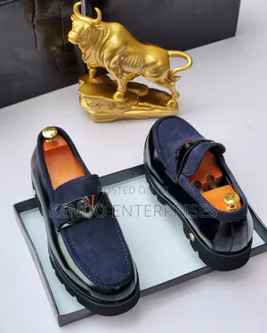 Black Versace Men's Cover Shoes