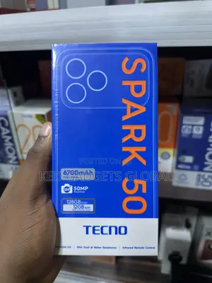 New Tecno Spark 50 128 GB Black