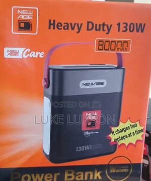 Heavy Duty New Age Power Bank 130w. 80000mah