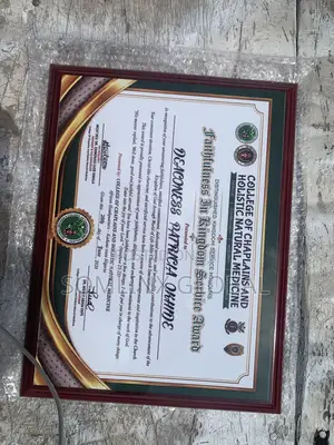 Certificate Wooden Plaque