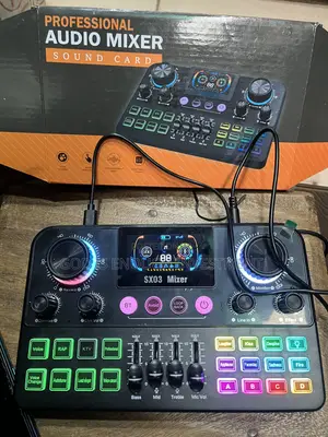 Quality Professional Audio Mixer Live Sound Card (Sx03)Multifunctional