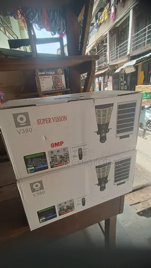 V380 Pro Solar Street Light With CCTV Camera