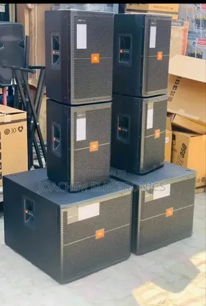 A Pair Original JBL Single Sub and 2 Pairs 15 Inches Top