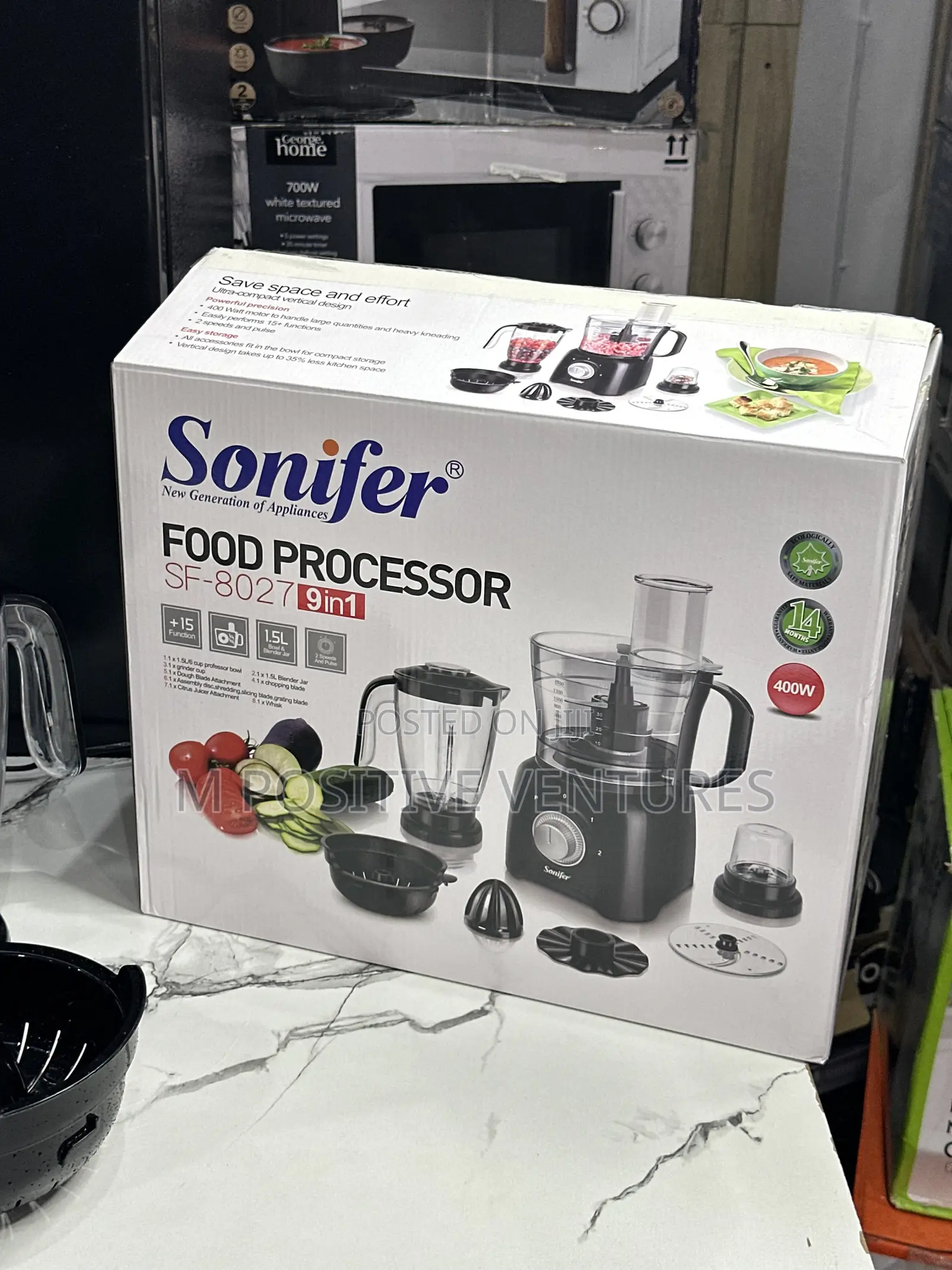 Sonifer 9 in 1 Multi Purpose Food Processor