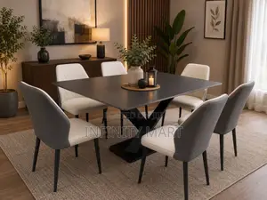 Whimsical 6 Seater Marble Dining Set