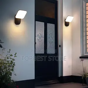 Modern Minimalist Round Square Aluminum Acrylic Led Wall Sconce Lamp