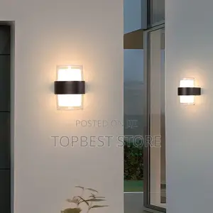 Modern Minimalist Cylinder Aluminum Acrylic Led Wall Sconce Lamp