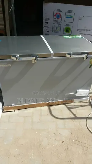 Brand New Scanfrost Inverter Chest Freezer 400l Double Door External