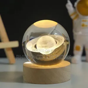 Rotating Crystal Ball Home Decor Light