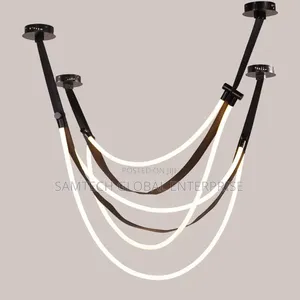 Modern Wave Led Pendant Chandelier