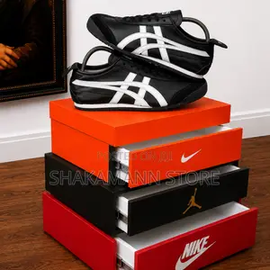 Original Onitsuka Tiger Triple Black and White Logo